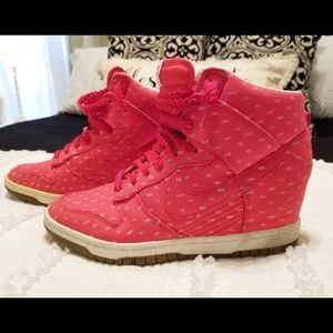 RARE! Nike Dunk Sky High Print Hyper Red